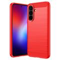 Samsung Galaxy A27 børstet TPU-deksel - karbonfiber