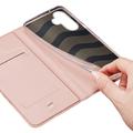 Samsung Galaxy A27/M47/F70 Pro Dux Ducis Skin Pro Flip-deksel - Rosa