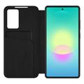 Samsung Galaxy A27 Tech-Protect Smart Clear View Flip-etui med kortspor - Svart