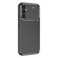 Samsung Galaxy A34 5G Beetle Karbonfiber TPU-Deksel - Svart