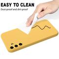 Samsung Galaxy A35 Liquid Silikondeksel - Gul