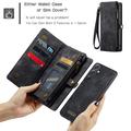 Samsung Galaxy A36 Caseme 008 2-i-1 Multifunksjonell Lommebok-deksel - Svart