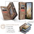 Samsung Galaxy A36 Caseme 008 2-i-1 Multifunksjonell Lommebok-deksel - Brun