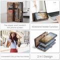 Samsung Galaxy A36 Caseme 008 2-i-1 Multifunksjonell Lommebok-deksel - Brun