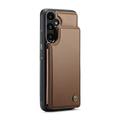 Samsung Galaxy A36 Caseme C22-etui RFID-kortlommebok - brun