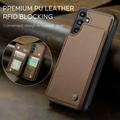 Samsung Galaxy A36 Caseme C22-etui RFID-kortlommebok - brun