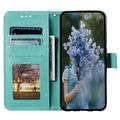 Samsung Galaxy A36 Mandala Series Lommebok-deksel - Grønn