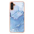 Samsung Galaxy A36 Marble Pattern Electroplated IMD TPU-deksel