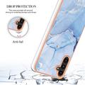 Samsung Galaxy A36 Marble Pattern Electroplated IMD TPU-deksel