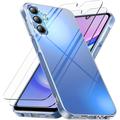 Samsung Galaxy A36 Saii 2-i-1 TPU-deksel & Beskyttelsesglass