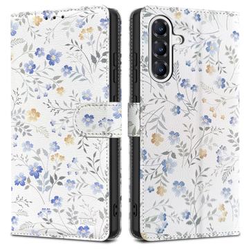 Samsung Galaxy A36 Tech-Protect Lommeboketui med magnet og stativ - Vårblomster