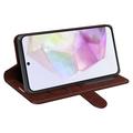 Samsung Galaxy A36 Lommebok-deksel med Magnetisk Lukning - brun
