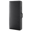 Samsung Galaxy A36/A56 Lommebok-deksel i Lær med Stativ - Svart