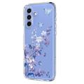 Samsung Galaxy A37 TPU-deksel med blomstermønster - Lilla