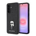 Samsung Galaxy A37 Karl Lagerfeld Fixed Glitter Metal Ikonik-deksel - Svart