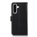 Samsung Galaxy A37 lommebokveske i lær med RFID - svart