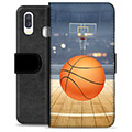 Samsung Galaxy A40 Premium Lommebok-deksel - Basketball