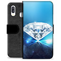 Samsung Galaxy A40 Premium Lommebok-deksel - Diamant