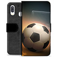 Samsung Galaxy A40 Premium Lommebok-deksel - Fotball