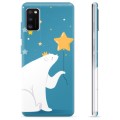 Samsung Galaxy A41 TPU-deksel - Isbjørn