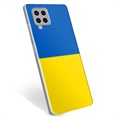 Samsung Galaxy A42 5G TPU-deksel Ukrainsk flagg - Gul og lyseblå