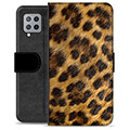 Samsung Galaxy A42 5G Premium Lommebok-deksel - Leopard