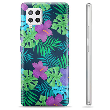 Samsung Galaxy A42 5G TPU-deksel - Tropiske Blomster