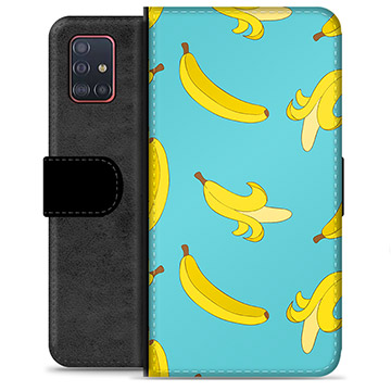 Samsung Galaxy A51 Premium Lommebok-deksel - Bananer