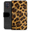 Samsung Galaxy A51 Premium Lommebok-deksel - Leopard