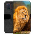 Samsung Galaxy A51 Premium Lommebok-deksel - Løve