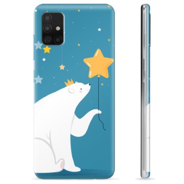 Samsung Galaxy A51 TPU-deksel - Isbjørn