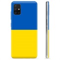 Samsung Galaxy A51 TPU-deksel Ukrainsk flagg - Gul og lyseblå