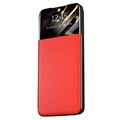 Samsung Galaxy A52 5G, Galaxy A52s Front Smart View Flip-deksel - Rød