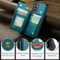 Samsung Galaxy A54 5G Caseme C22-etui RFID-kortlommebok - Grønn