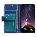 Samsung Galaxy A54 5G Lommebok-deksel med Stativ - Blå