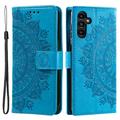 Samsung Galaxy A55 Mandala Series Lommebok-deksel - Blå