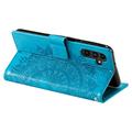 Samsung Galaxy A55 Mandala Series Lommebok-deksel - Blå