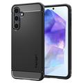 Samsung Galaxy A55 Spigen Rugged Armor TPU-deksel - Svart