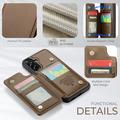 Samsung Galaxy A56 Caseme C22-etui RFID-kortlommebok - brun