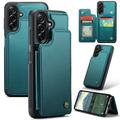 Samsung Galaxy A56 Caseme C22-etui RFID-kortlommebok - grønn