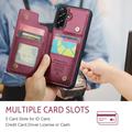 Samsung Galaxy A56 Caseme C22 etui RFID-kortlommebok - rød