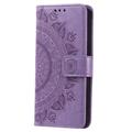 Samsung Galaxy A56 Mandala Series Lommebok-deksel - Lilla