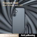 Samsung Galaxy A56 Matt Frostet Hybrid-deksel - Svart