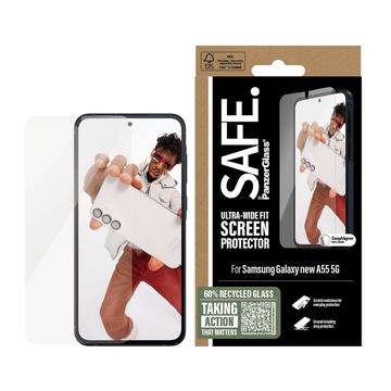 Samsung Galaxy A56 PanzerGlass Safe Ultra-Wide Fit Beskyttelsesglass - 9H - Klar