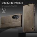 Samsung Galaxy A57 Caseme 033 Lommebok-etui med kalvestruktur og RFID-blokkering - Kaffe