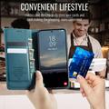 Samsung Galaxy A57 Caseme 033 Lommebok-etui med kalvestruktur og RFID-blokkering - Grønn