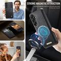 Samsung Galaxy A57 Caseme C49 2-i-1 avtakbar lommebokveske - MagSafe-kompatibel, RFID - Svart