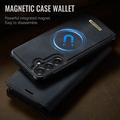 Samsung Galaxy A57 Caseme C49 2-i-1 avtakbar lommebokveske - MagSafe-kompatibel, RFID - Svart
