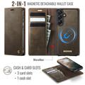 Samsung Galaxy A57 Caseme C49 2-i-1 avtakbar lommebokveske - MagSafe-kompatibel, RFID - Kaffe