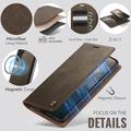 Samsung Galaxy A57 Caseme C49 2-i-1 avtakbar lommebokveske - MagSafe-kompatibel, RFID - Kaffe